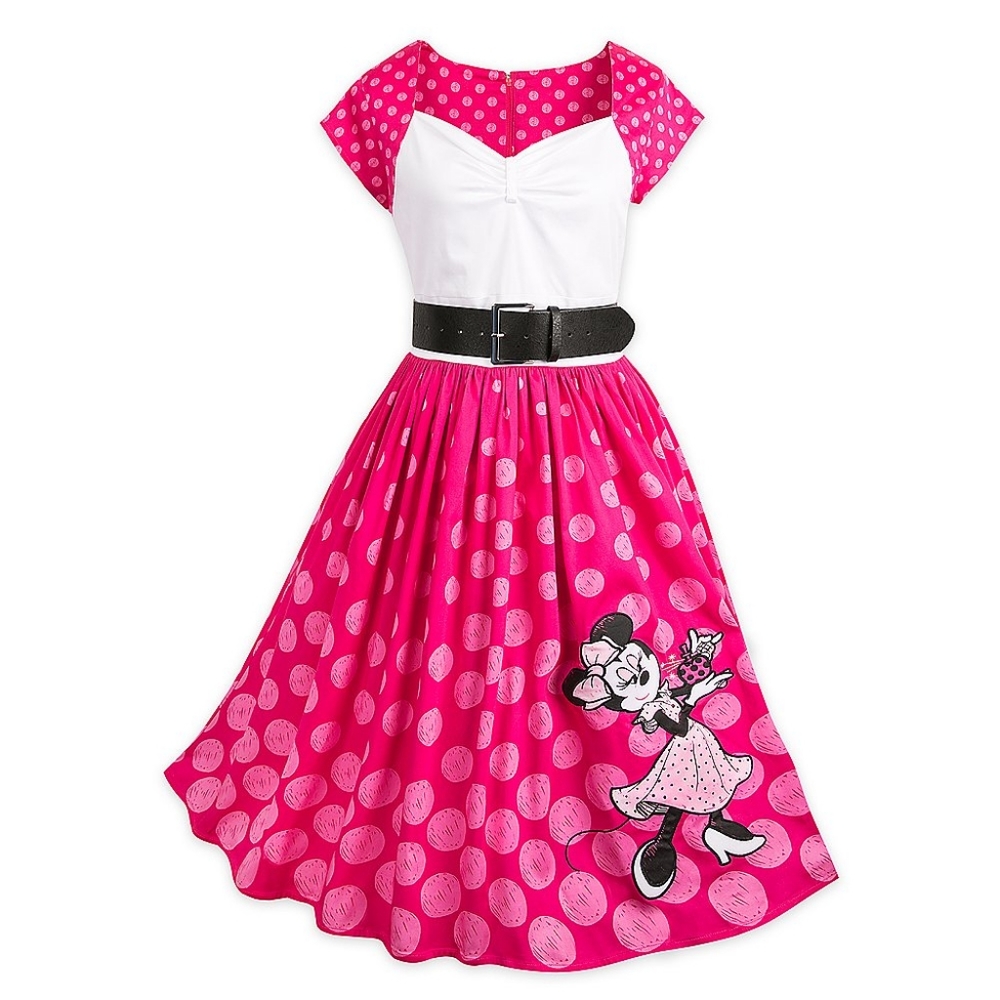 Minnie Mouse Pink Polka Dot Dress